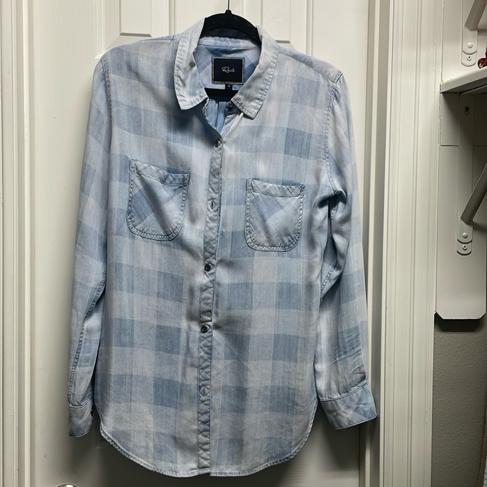Rails gingham shirt M